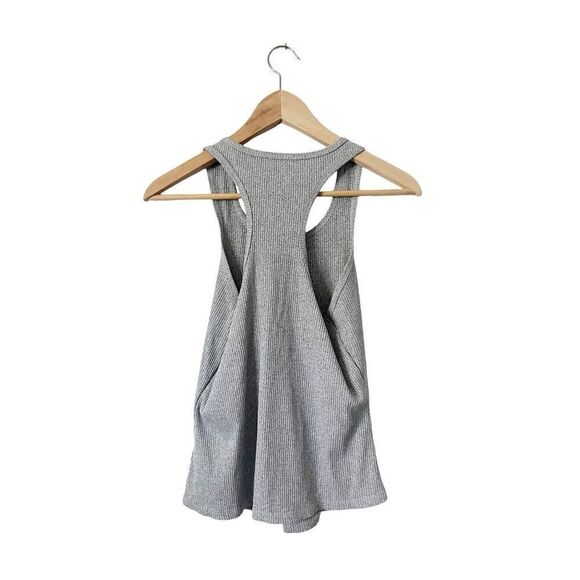 Year Of Ours Gray Sporty Ribbed Racerback‎ Tank XL - Picture 2 of 4